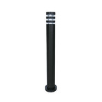 Wegeleuchte Toluca, schwarz, ABS, Polycarbonat, E27