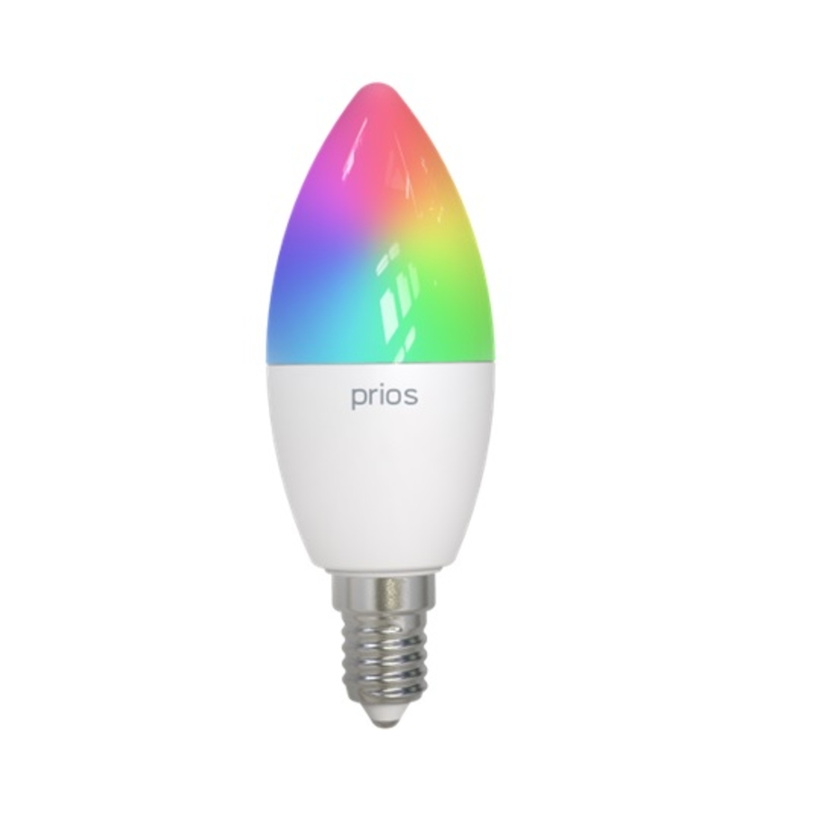 LED-pære E14 4,5 W, stearinlys, dimbar, RGBW, Tuya