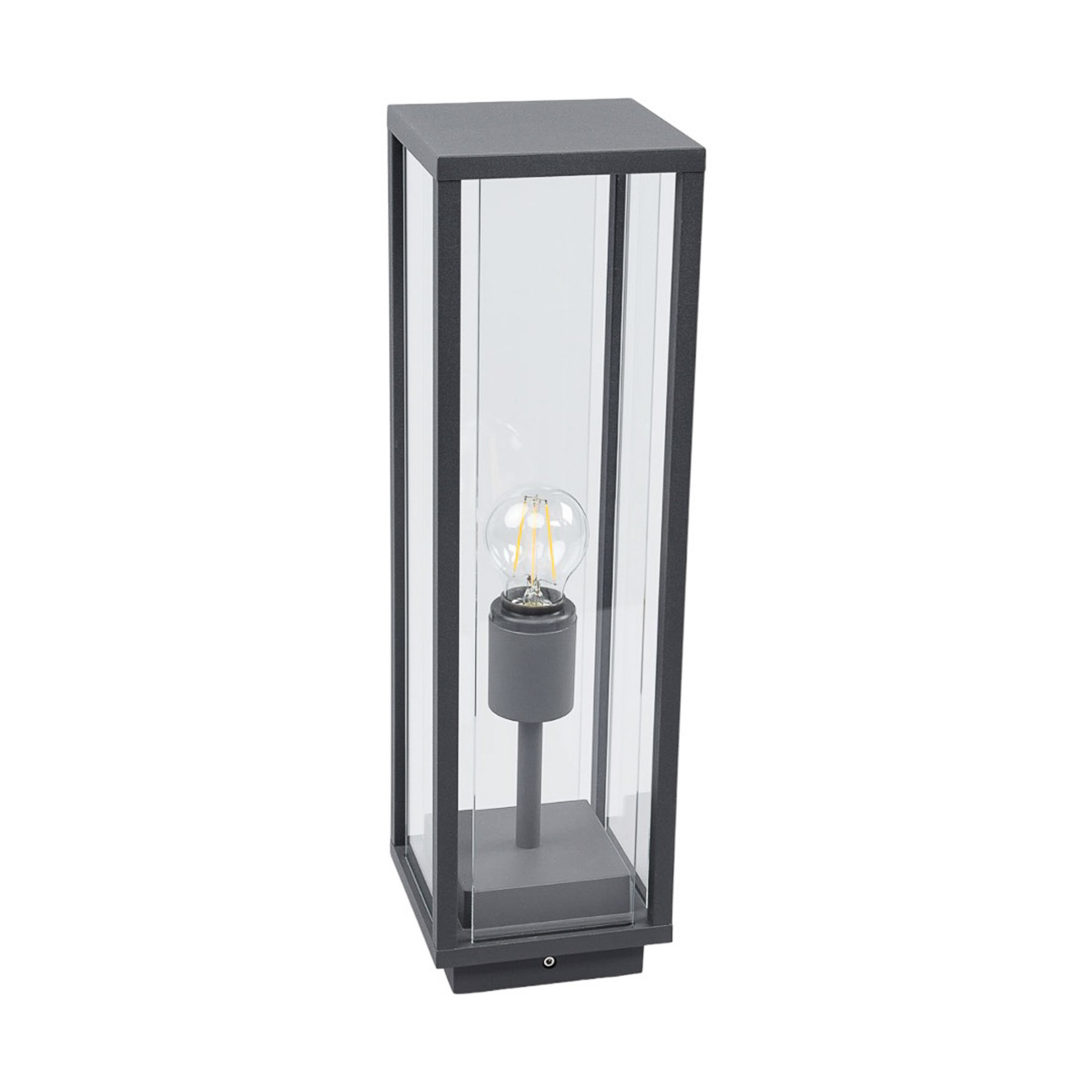 Annalea Außen Gartenleuchte H50 Dark Grey/Clear - Lucande
