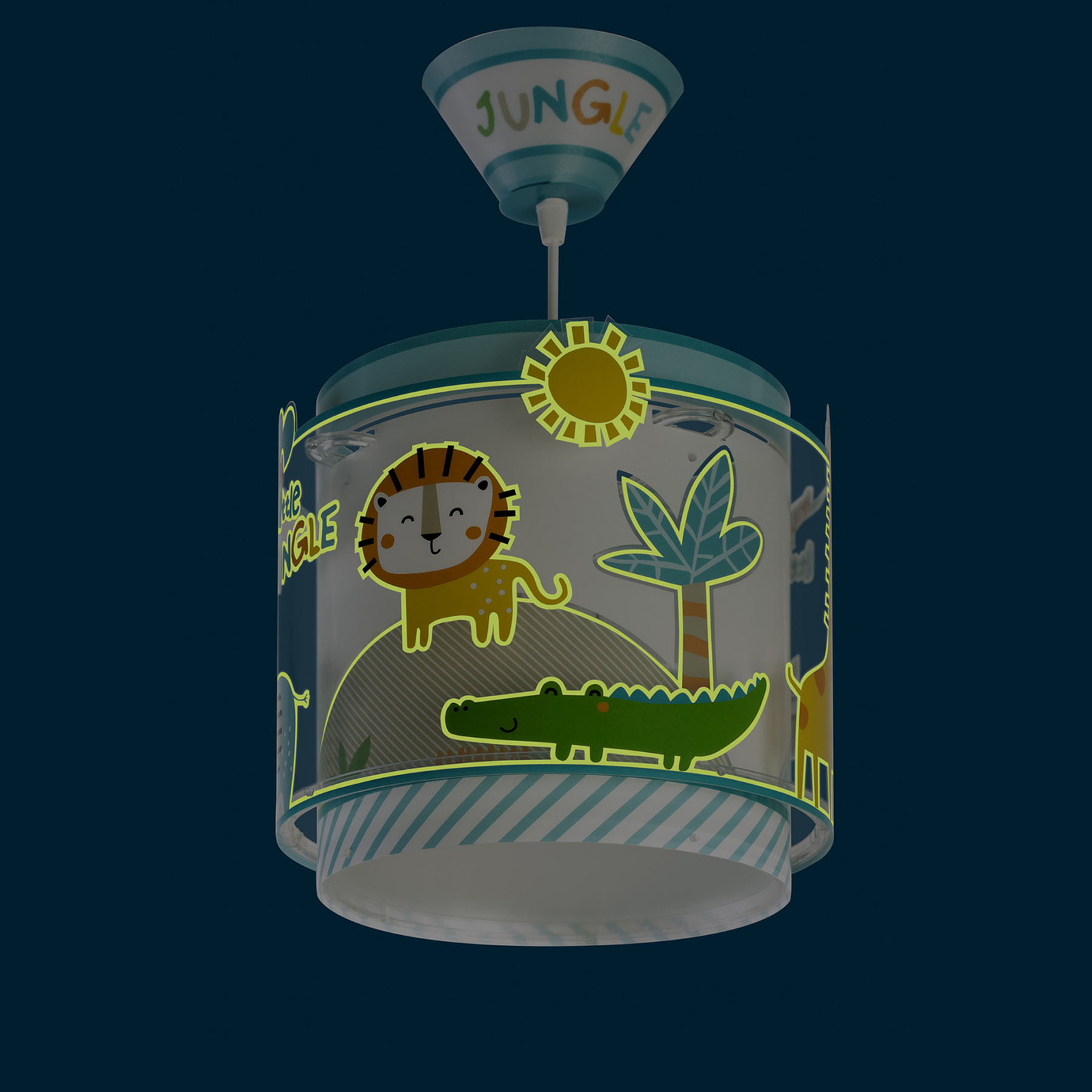 Lámpara colgante infantil Little Jungle, 1 luz