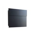 "Letterman IV" dizaino pašto dėžutė, juoda