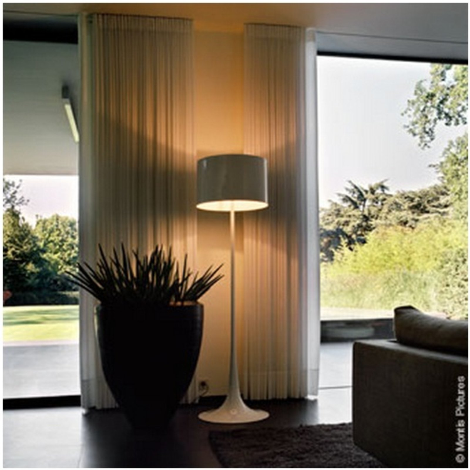 Spun Light Lampadar Black - Flos