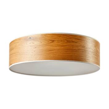 LeuchtNatur Discus ceiling light wooden lampshade