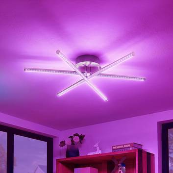 Lindby Lansson LED-RGB-taklampa, 3 lampor