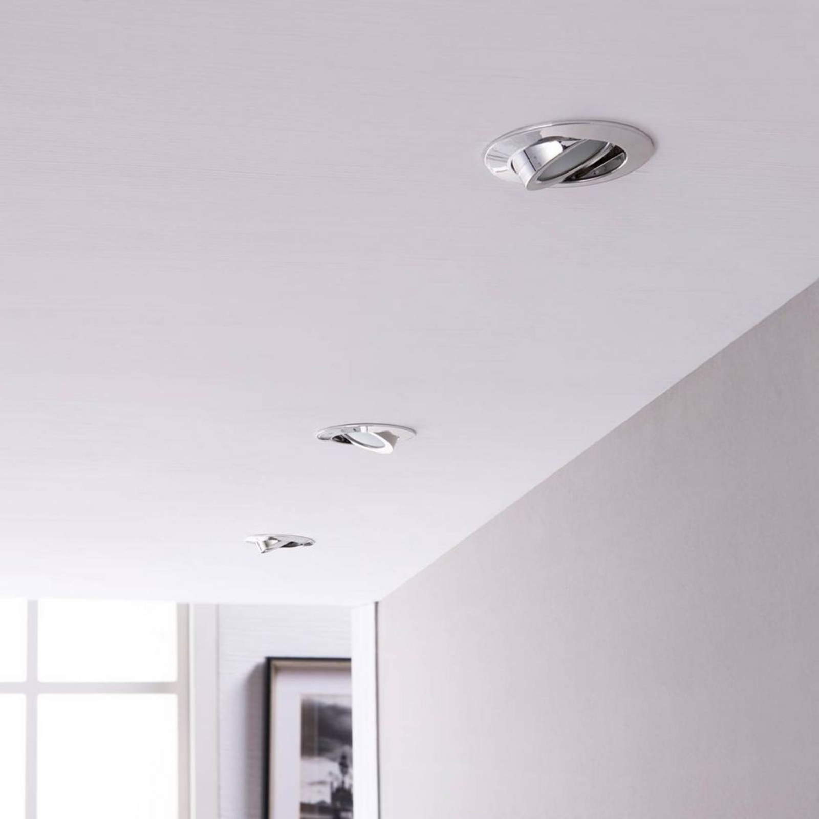 Andrej Round LED Einbauspots 3 pcs. Chrome - Lindby
