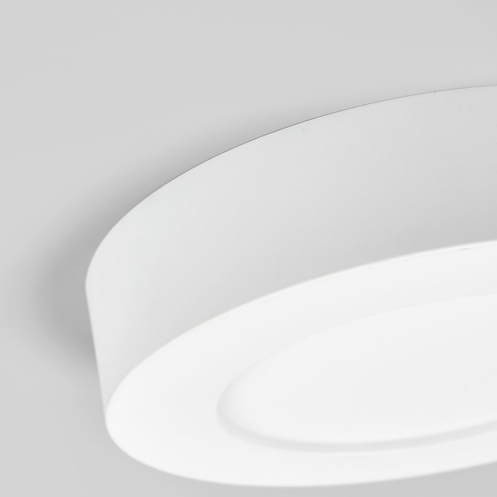 LED-Deckenlampe Marlo Schlicht Eckig Hell Weiß 16W Universalweiß Lampenwelt IP44 
