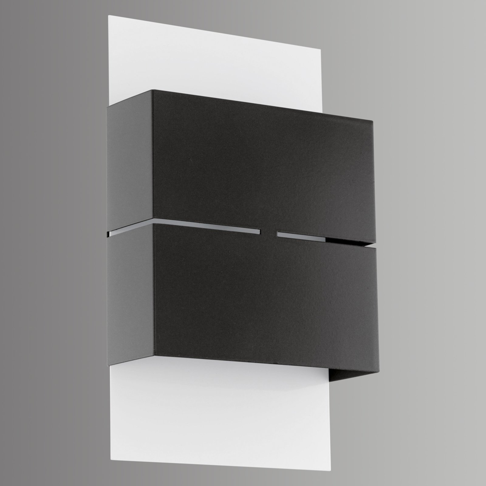 EGLO Kibea - a modern design of LED outdoor wall lamp, galvanised steel, 2.5 W, energy efficiency: A+, W: 15 cm, H: 26 cm