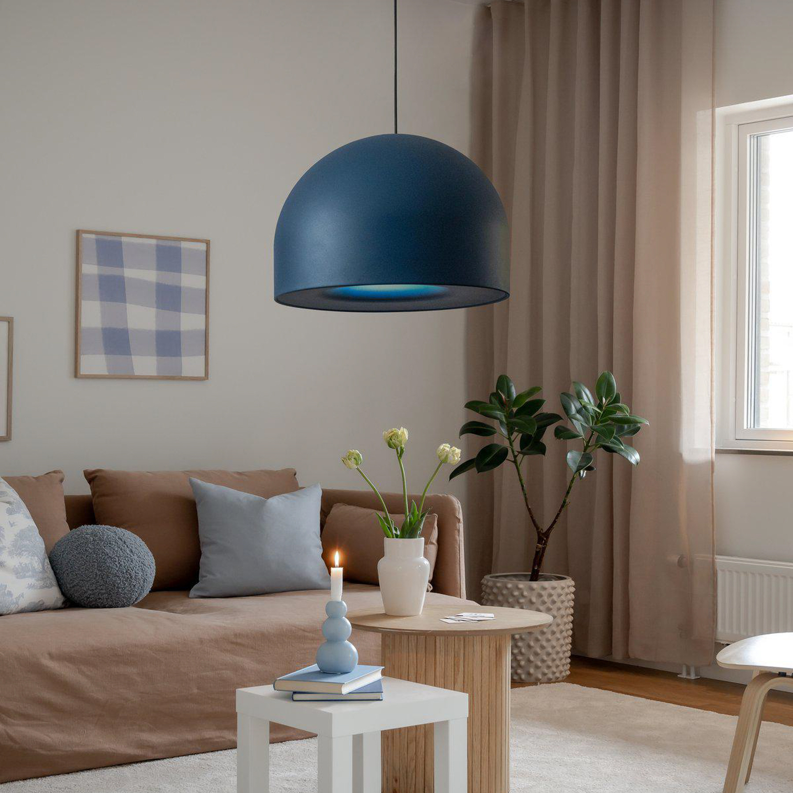 PR Home Norp lampada a sospensione Ø 40cm blu