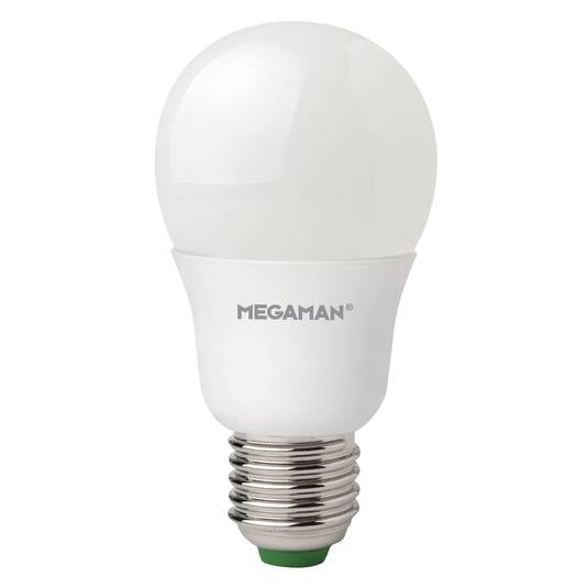 LED lempa E27 A60 9,5 W, šiltai balta
