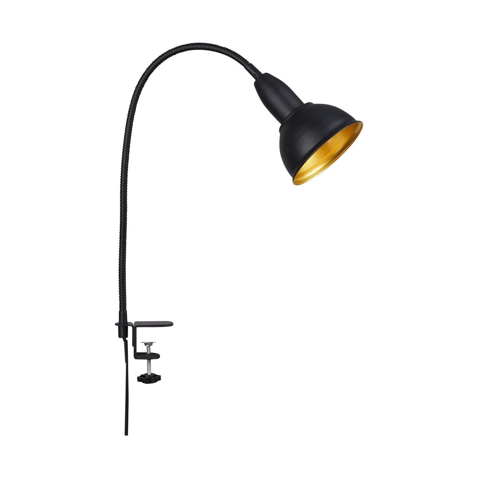 Lampa z klipsem Hygge Comfort light Retro, czarna