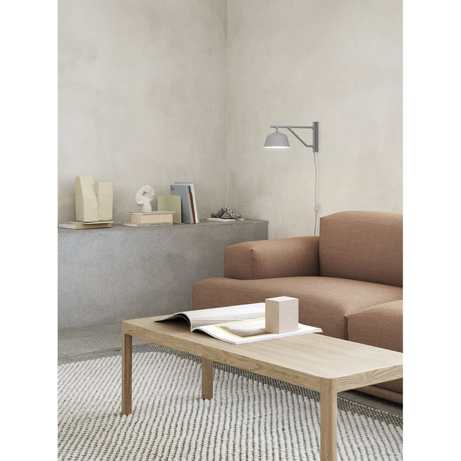 Ambit Candeeiro de Parede Black - Muuto