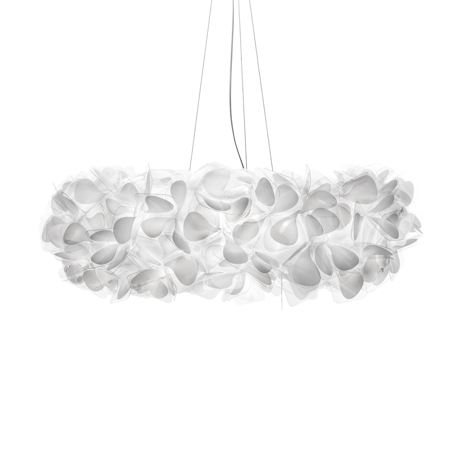 Clizia Mama Non Mama Hängeleuchte, Ø78cm, weiß/klar - Slamp