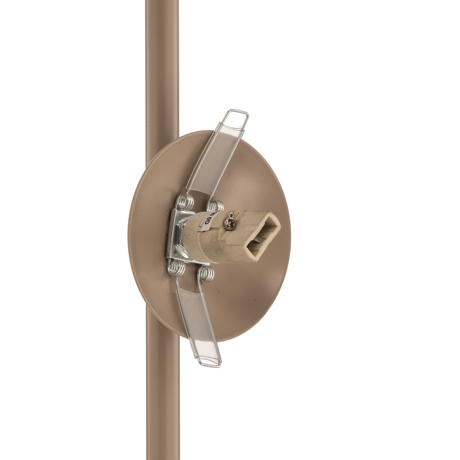 Stehleuchte Etno LP4, beige, Glas/Stahl, Höhe 140 cm, G9 Stehleuchte Etno LP4, beige, Glas/Stahl, Höhe 140 cm, G9
