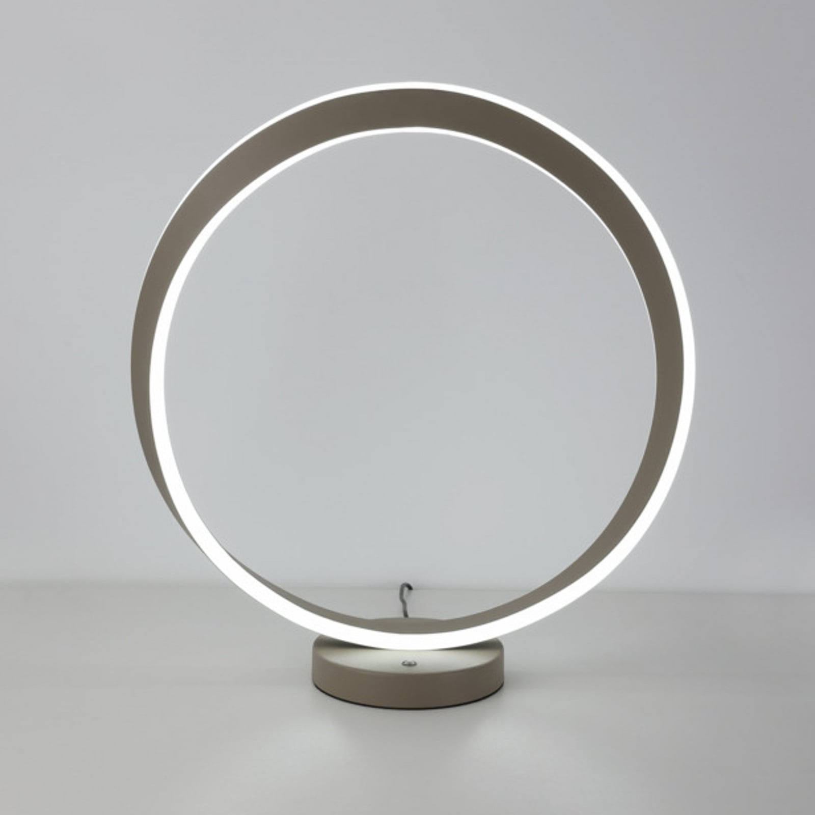 Lampe de table LED EGLO CAMEROTA, beige, hauteur 44 cm, CCT, à intensité Lampe de table LED EGLO CAMEROTA, beige, hauteur 44 cm, CCT, à intensité