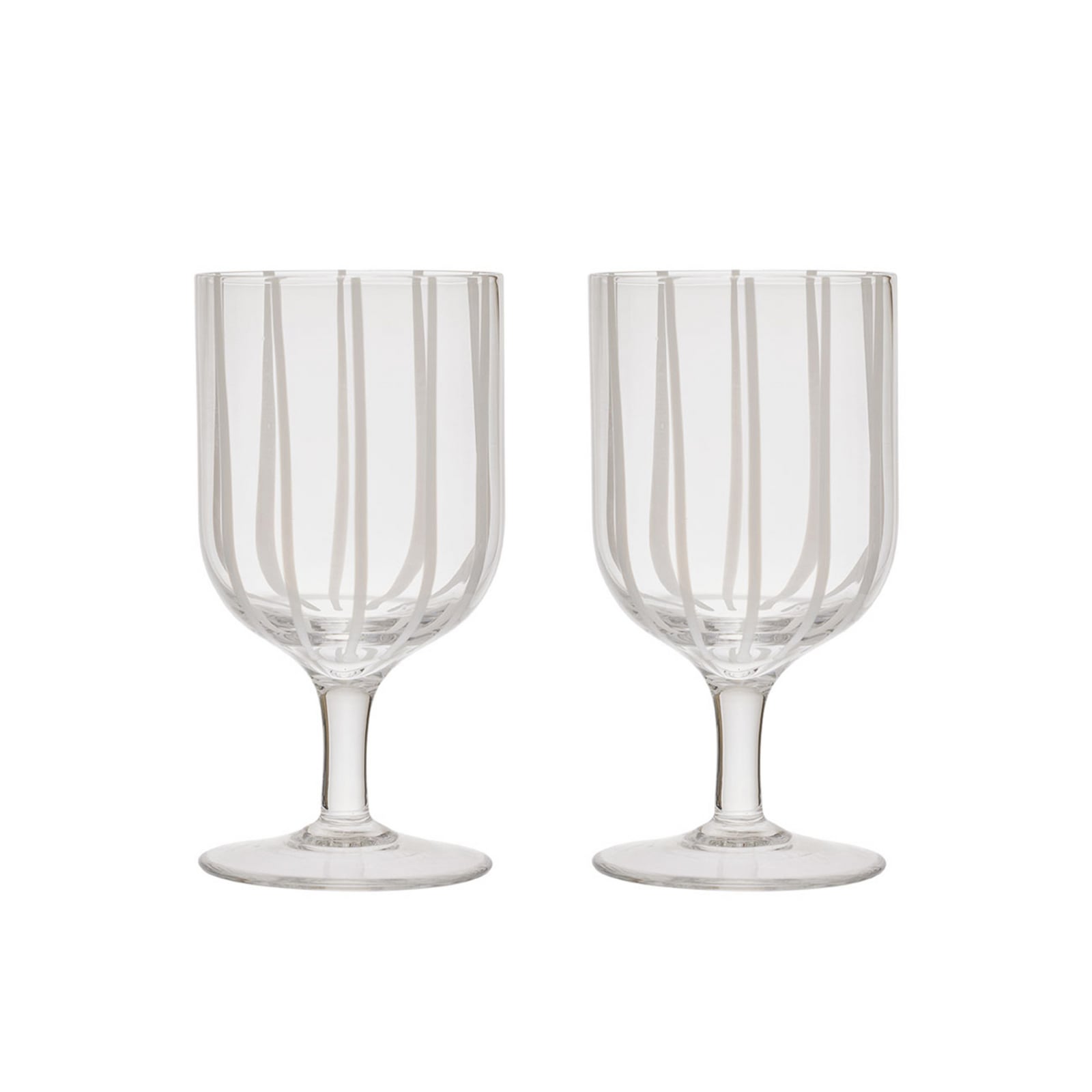 Verre à vin Mizu, transparent, hauteur 15 cm, lot de 2 - OYOY Living Design Verre à vin Mizu, transparent, hauteur 15 cm, lot de 2 - OYOY Living Design