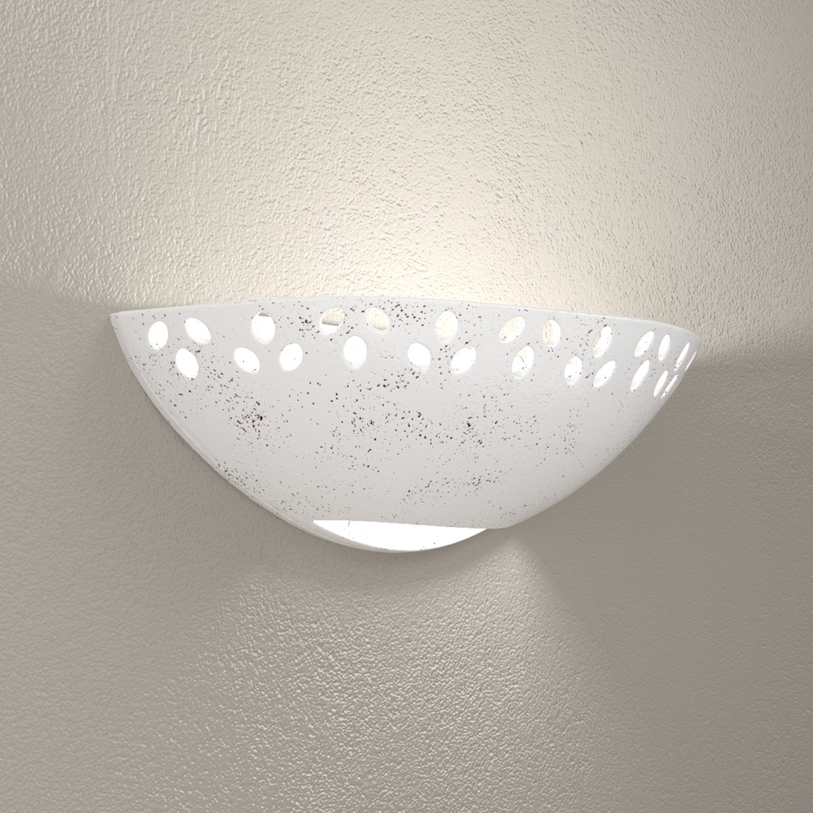 Eurokeramic Wall light Janina, for Living / Dining Room, ceramics, E27, 60 W, energy efficiency: A++, W: 30.5 cm, H: 11 cm