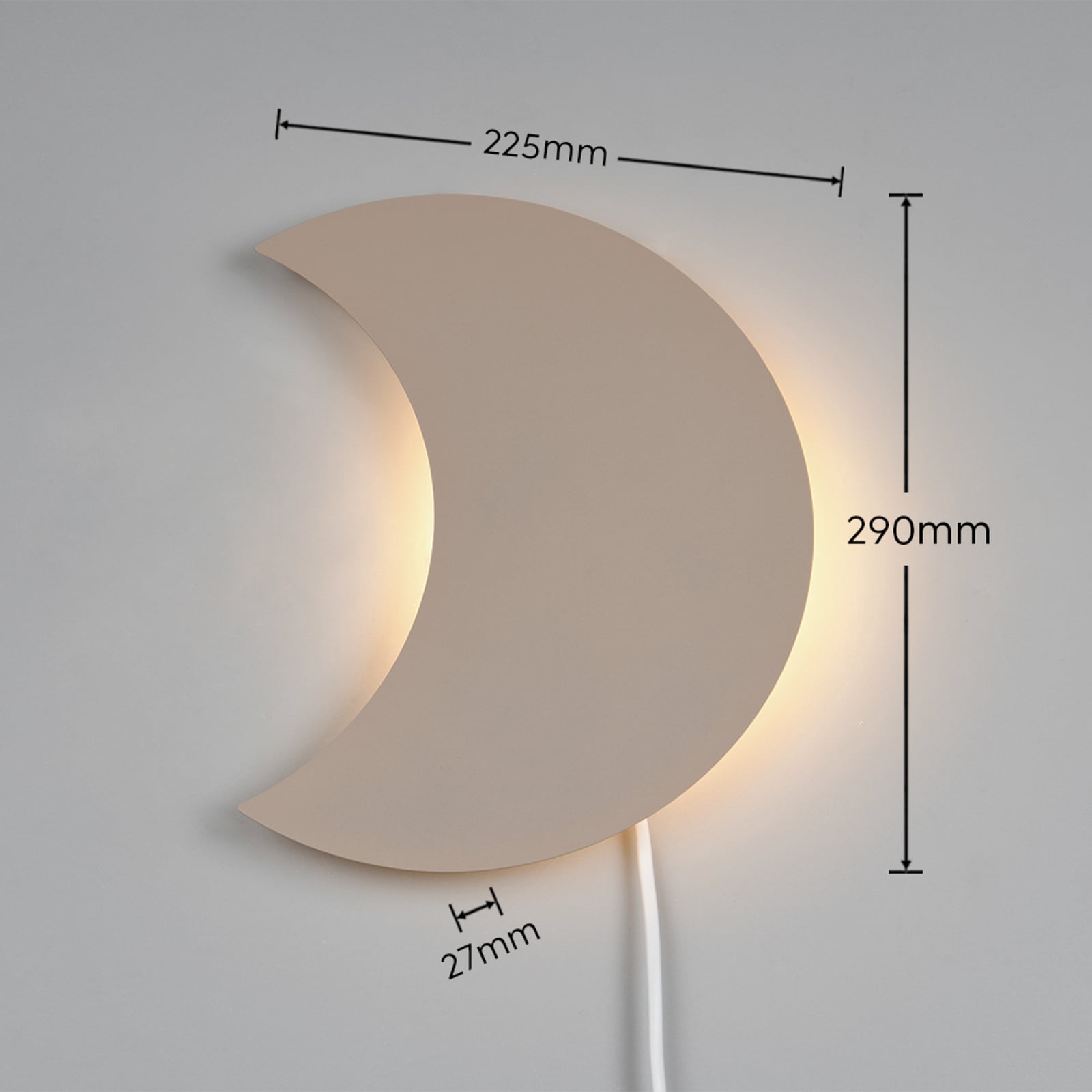 LED-Wandlampe Badili, Metall, Blende wechselbar, Stecker LED-Wandlampe Badili, Metall, Blende wechselbar, Stecker