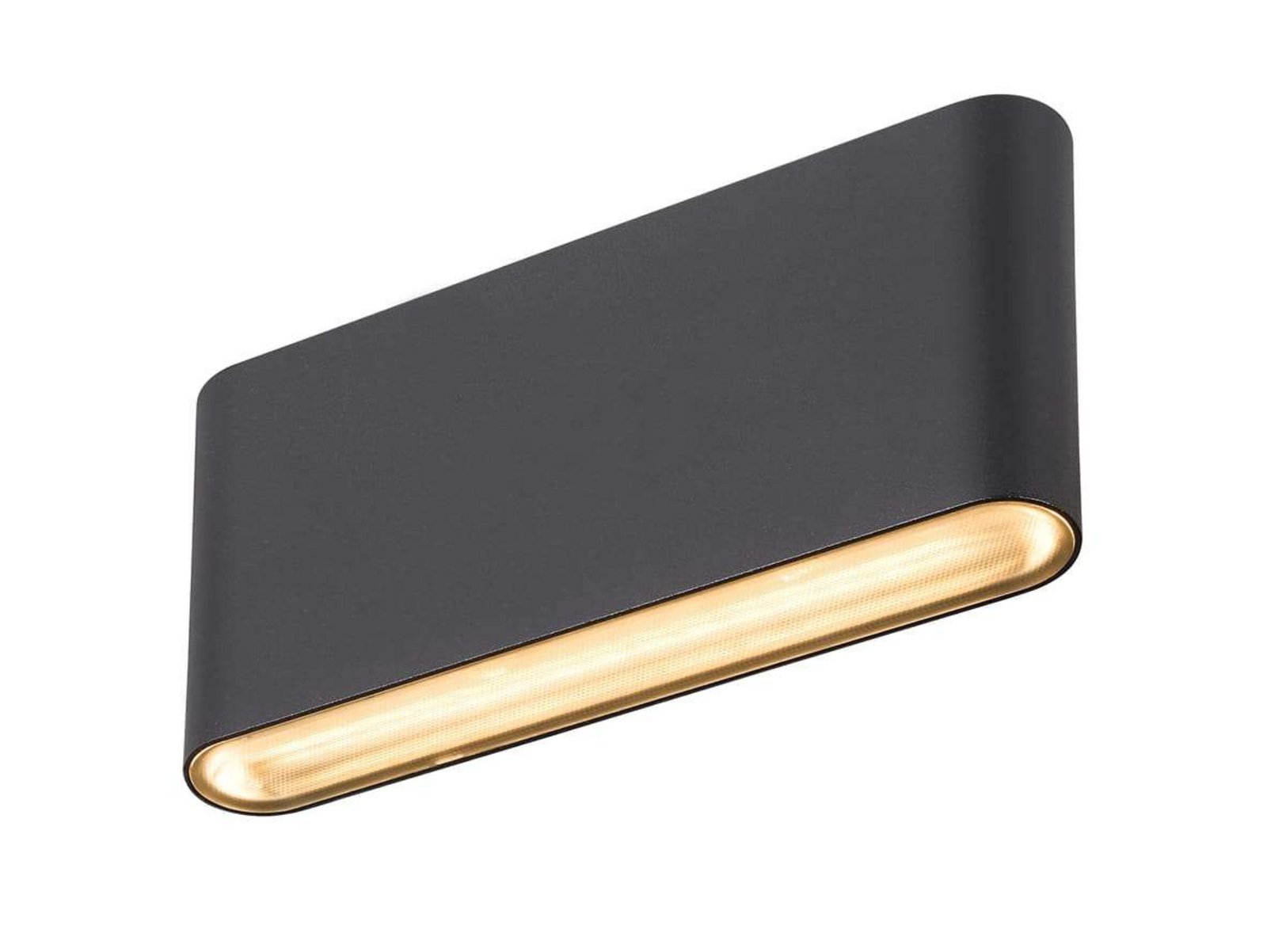 Oval 18 LED Aplique Exterior IP65 Black - SLV