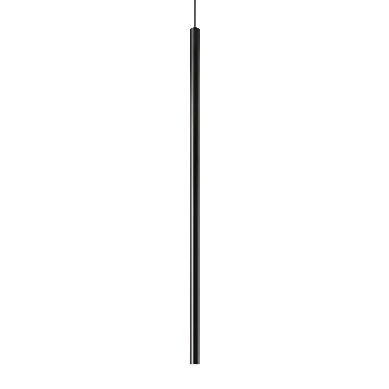 Ideal Lux Hänglampa Ultrathin Round 100 cm svart DALI