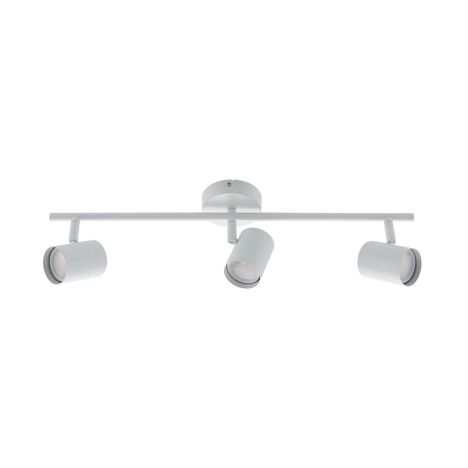 Lindby Deckenspot Jorell, weiß, 55 cm, 3-flg., Metall, GU10