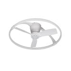 Nepal Mini LED-Deckenventilator, App, weiß - Mantra