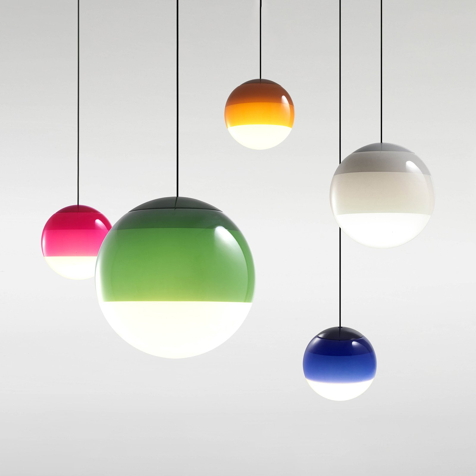Dipping Light 13 Pendelleucte Green - Marset