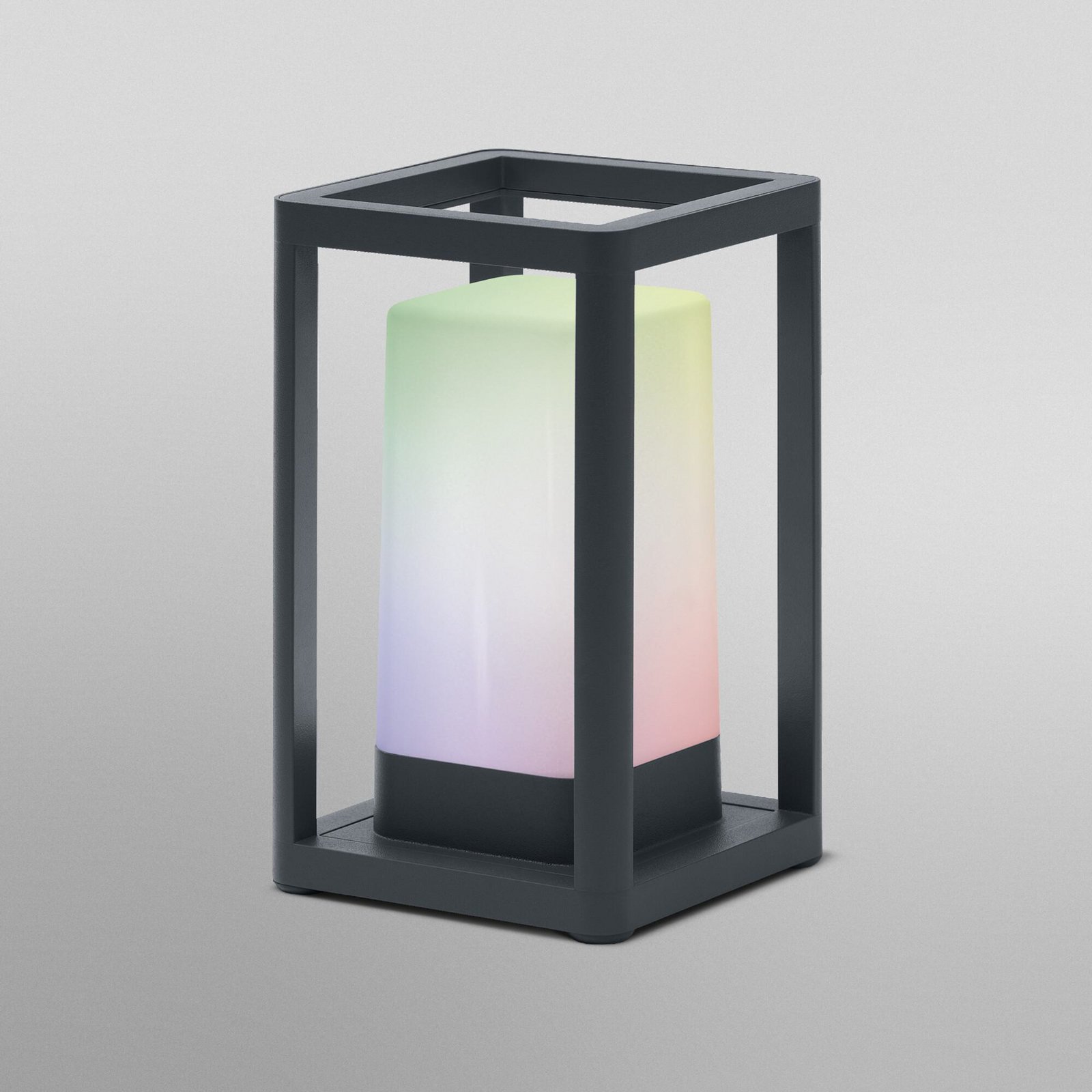 OSRAM SMART+ WiFi LED-Akku-Tischlampe FRAME, dunkelgrau IP44