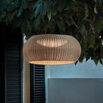 Bover LED hanging light Perris, brown/beige, Ø 47 cm