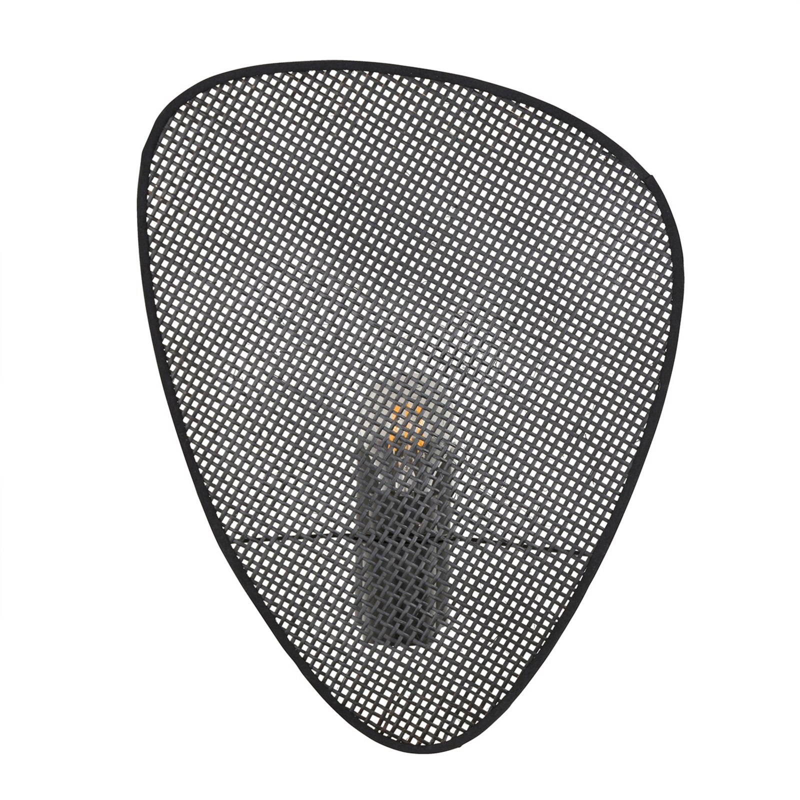 Wandlampe Screen, 42 cm hoch, schwarz, Rattan - MARKET SET Wandlampe Screen, 42 cm hoch, schwarz, Rattan - MARKET SET