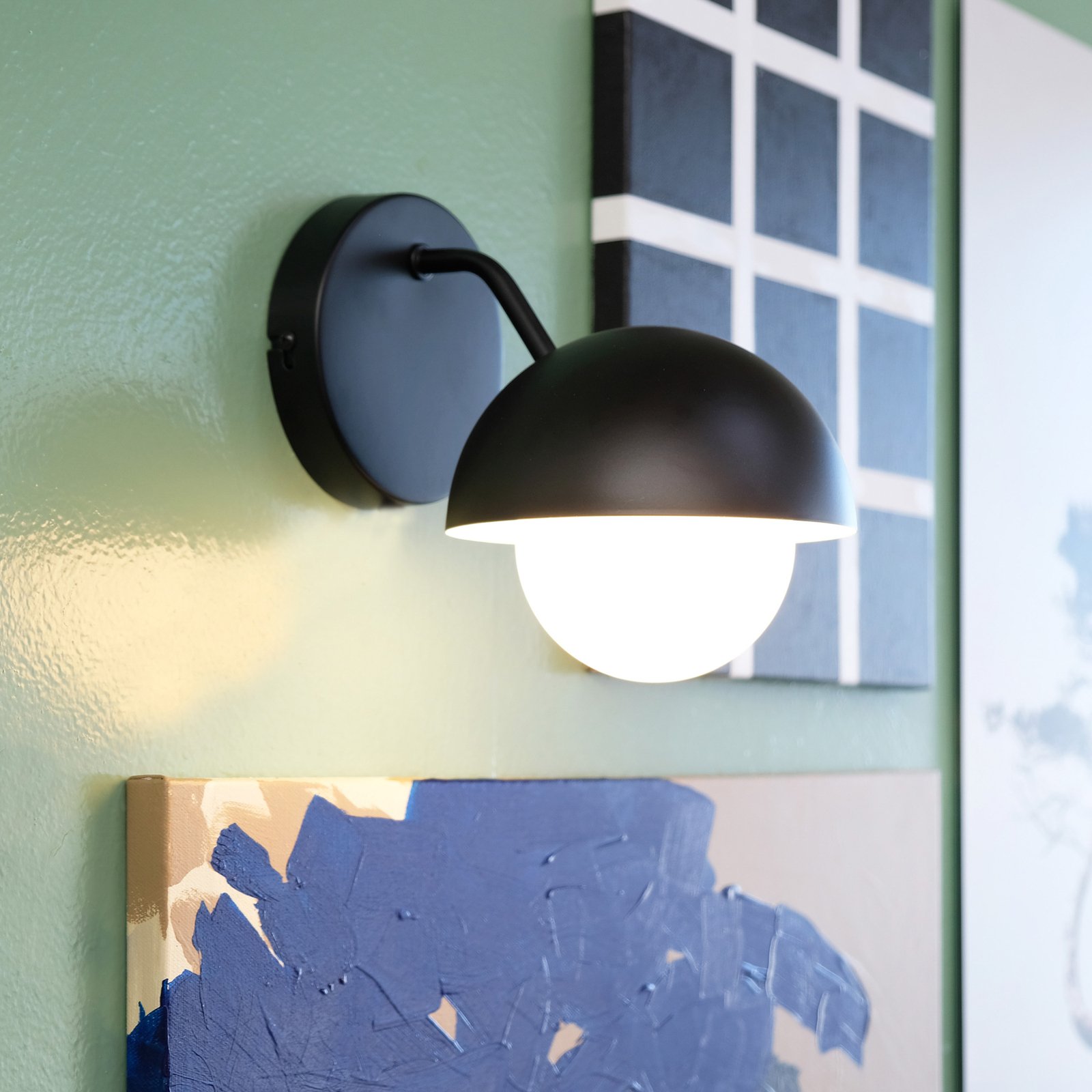 Rose Applique Murale Matt Black - DybergLarsen