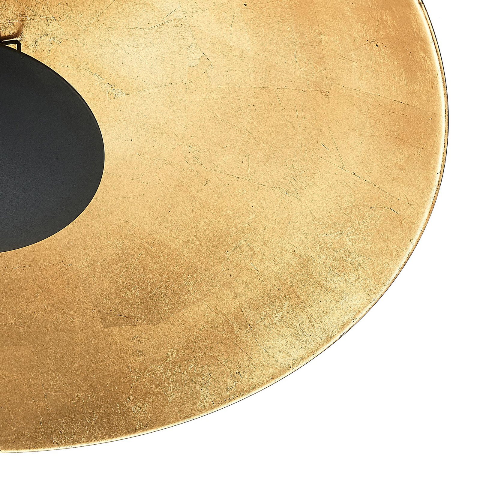 Narisara Ceiling Lamp Ø80 Black/Gold - Lindby