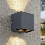 Candeeiro de parede exterior Lindby Zavier LED