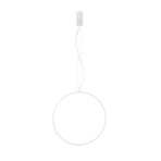 Suspension LED Toorx, blanche, Ø 60 cm, métal, CCT