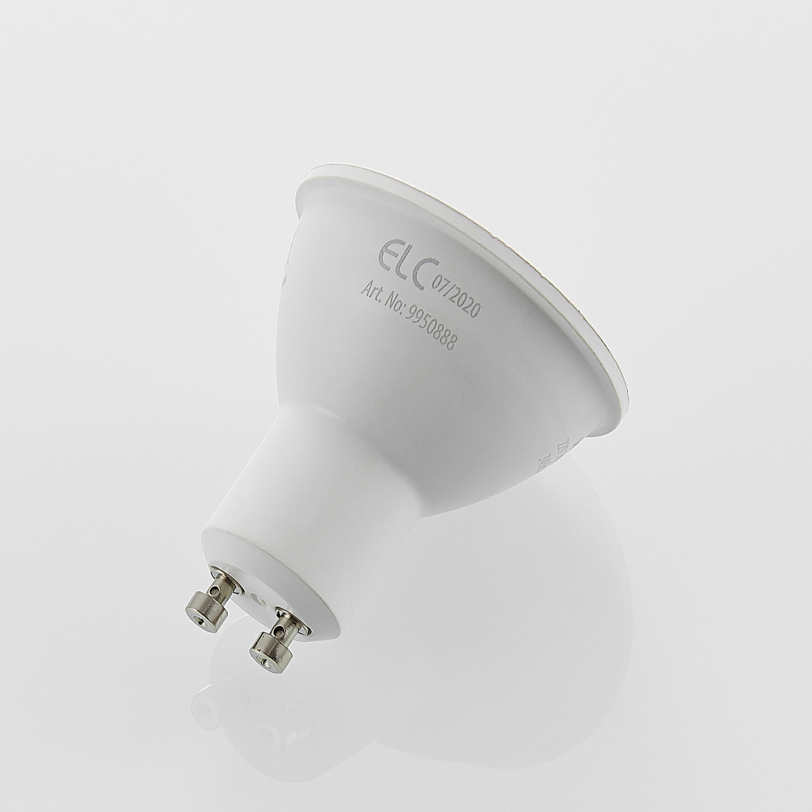 ELC réflecteur LED GU10 5 W lot de 10 2 700K 36°