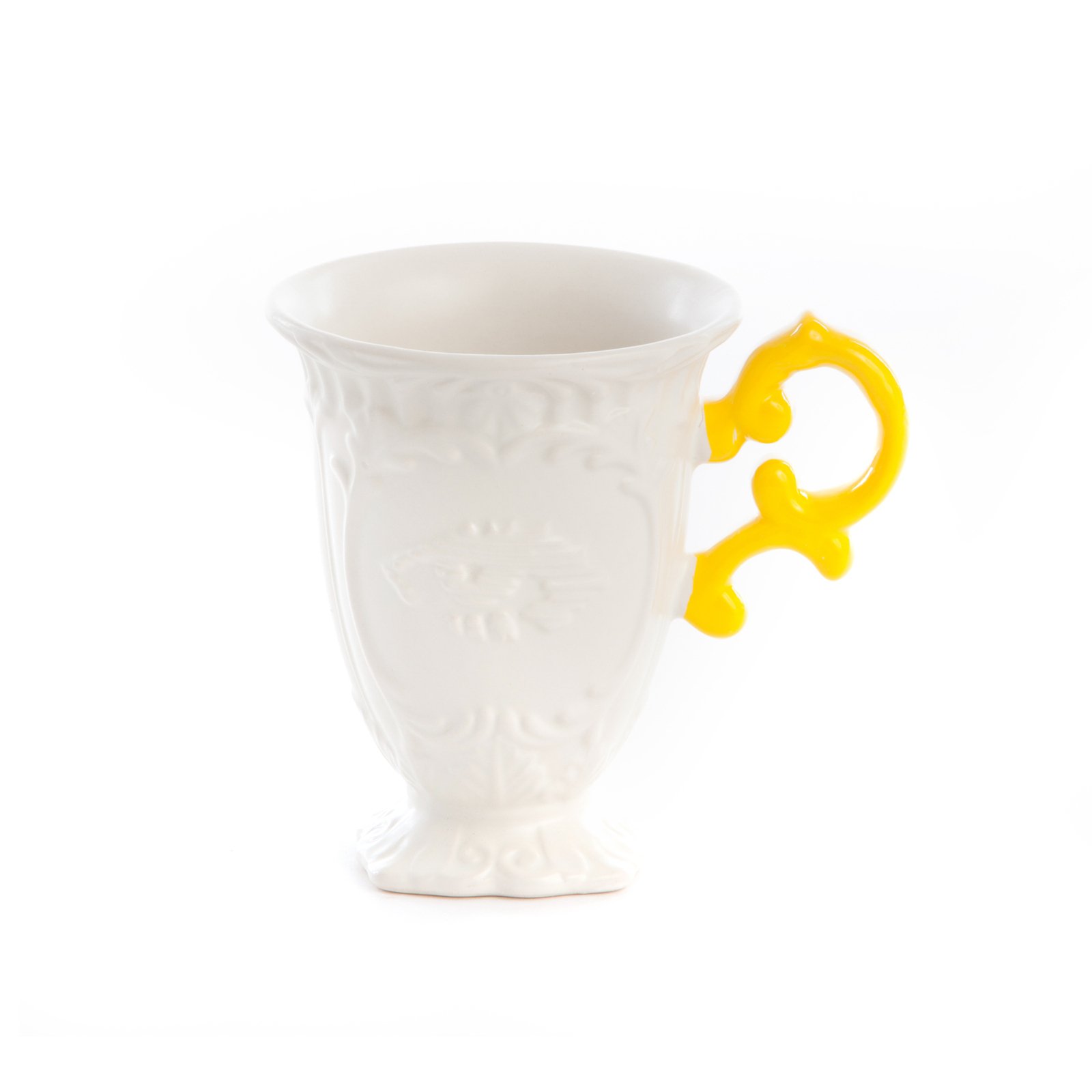 SELETTI caneca I-Wares, branco / amarelo, 300 ml, porcelana