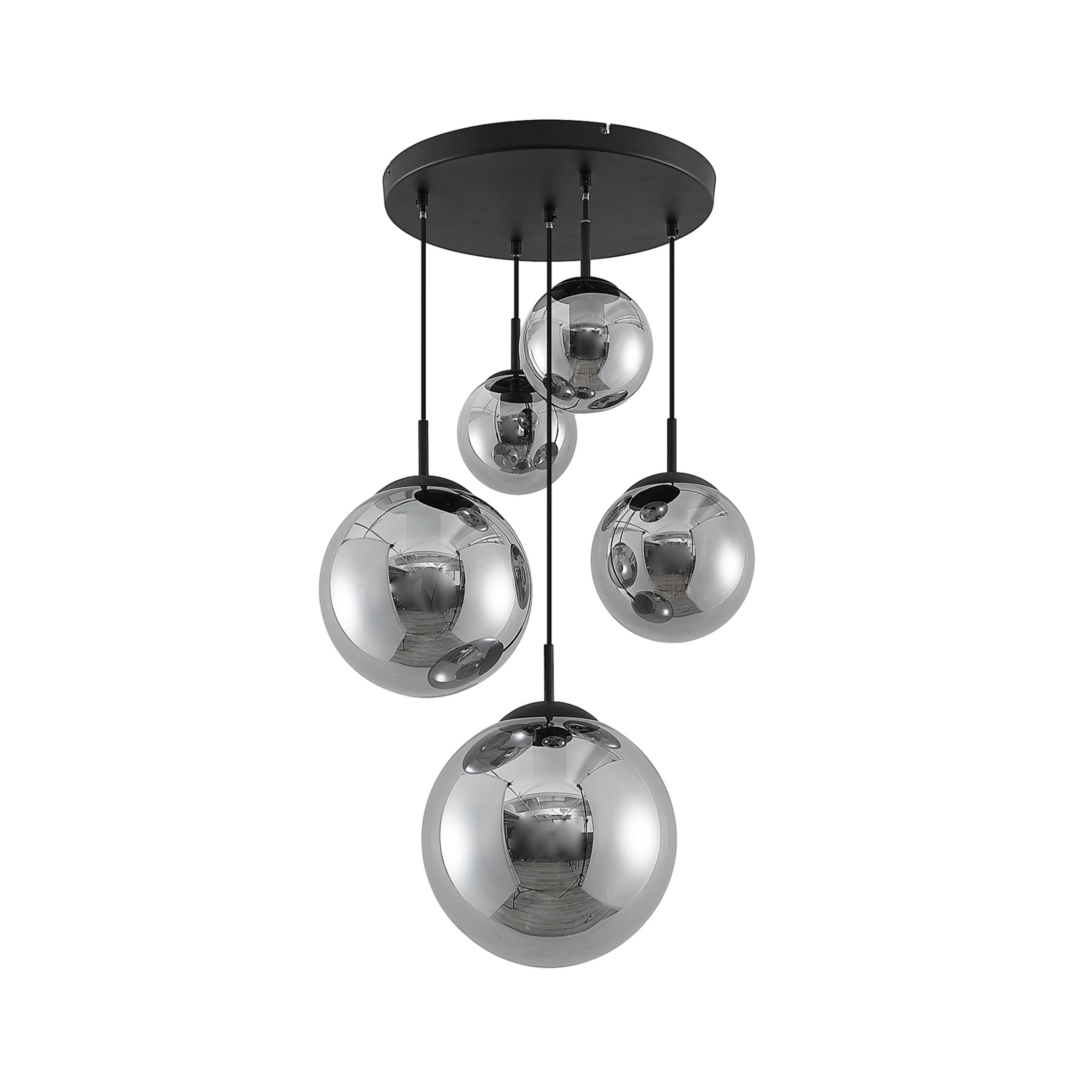 Teeja 5 Cluster Suspension Smoke - Lindby