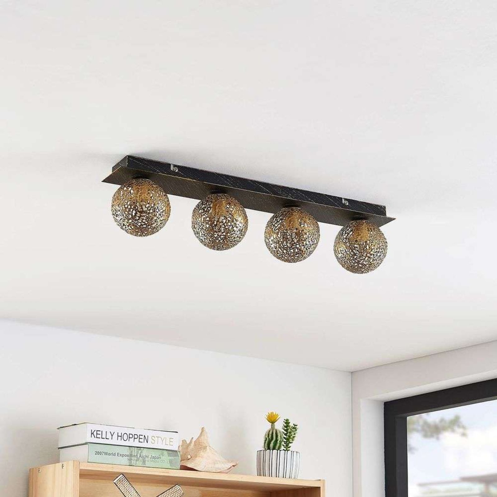 Evory 4 Stropné Lampa Gold - Lucande