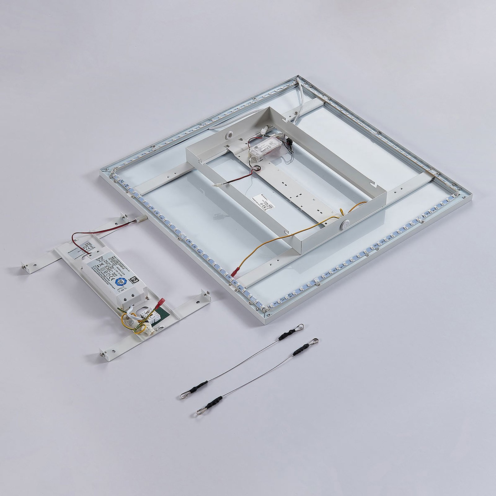 LED-paneeli Brenda CCT, kaukosäädin, 60 x 60cm