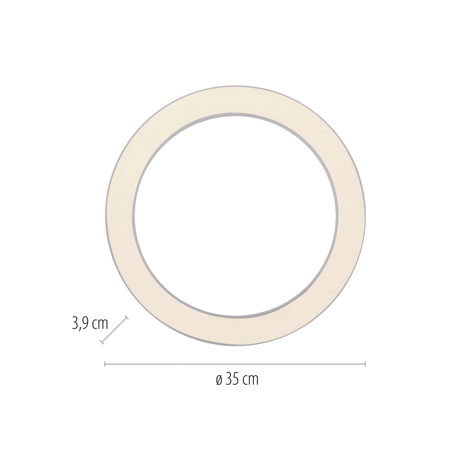 Lines LED-Deckenlampe, Ø 35 cm, weiß, CCT - PURE Lines LED-Deckenlampe, Ø 35 cm, weiß, CCT - PURE
