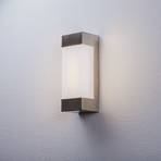 ELC Kerralin LED-Außenwandlampe, Edelstahl, 25 cm