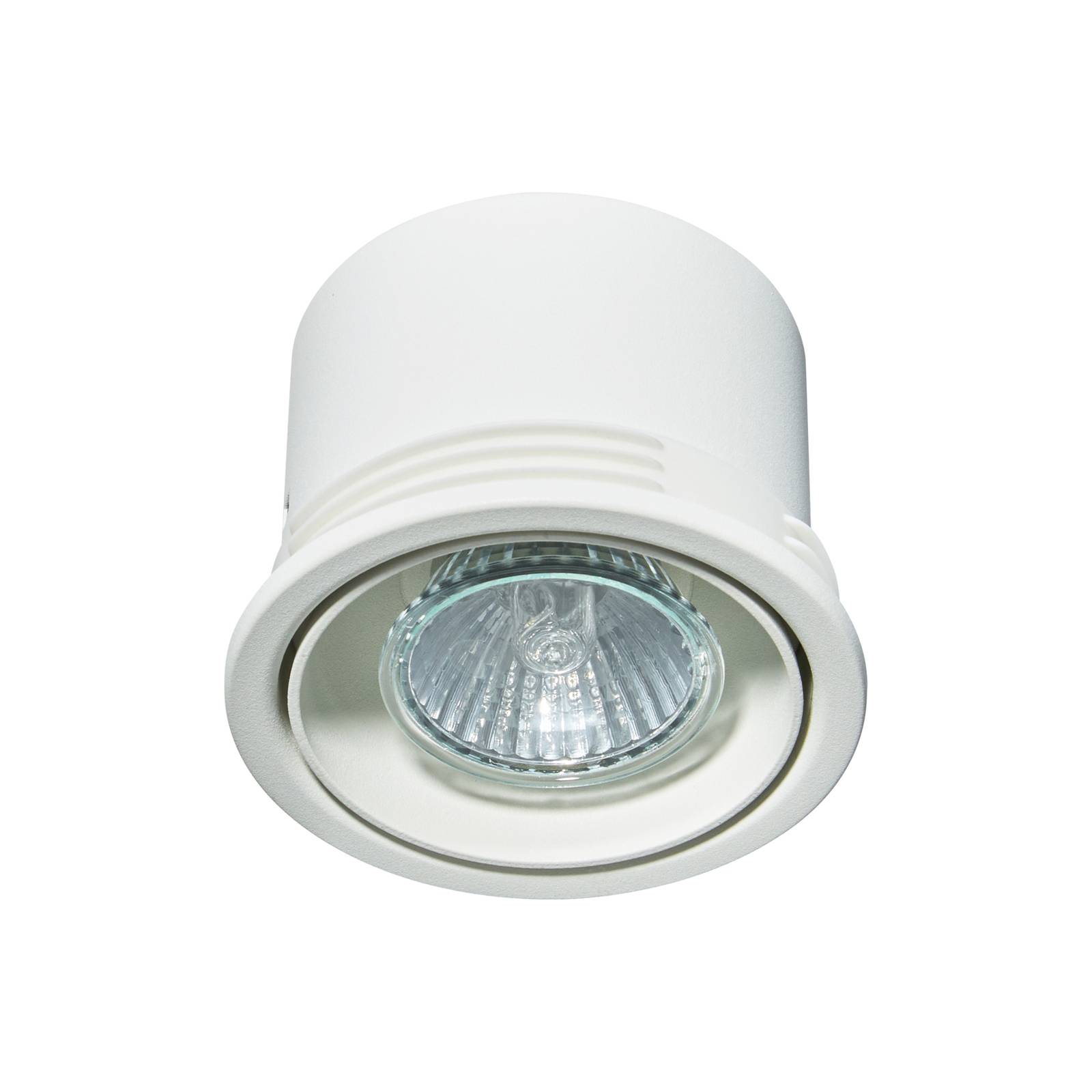 Downlight wpuszczany Sorina, GU10, sztywny, metalowy, biały