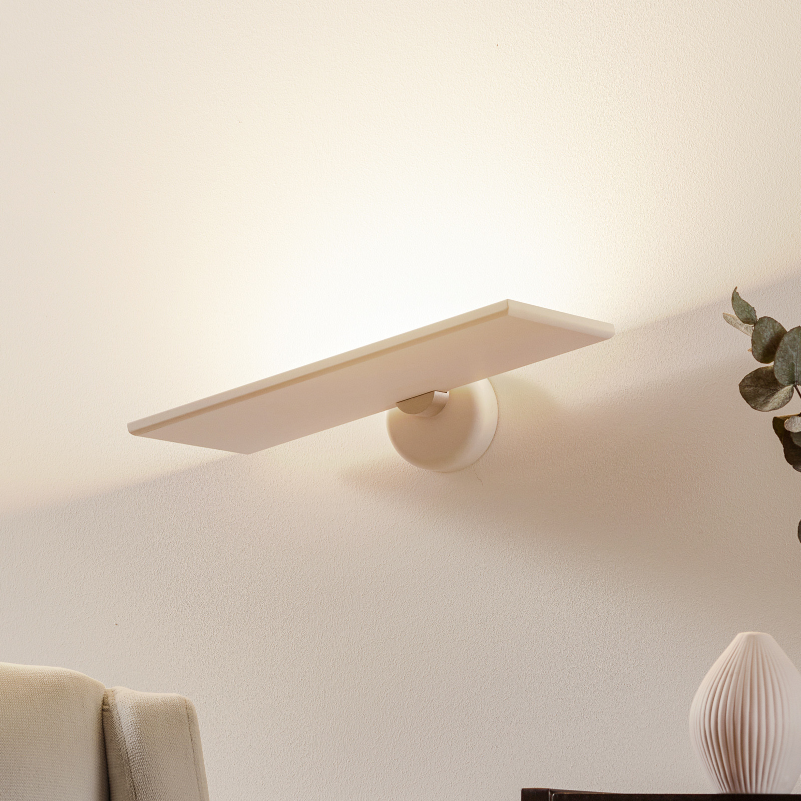 ICONE GiuUp LED wallwasher 40W alb - Camera de zi / sufragerie - Modern - alb argintiu - Metal