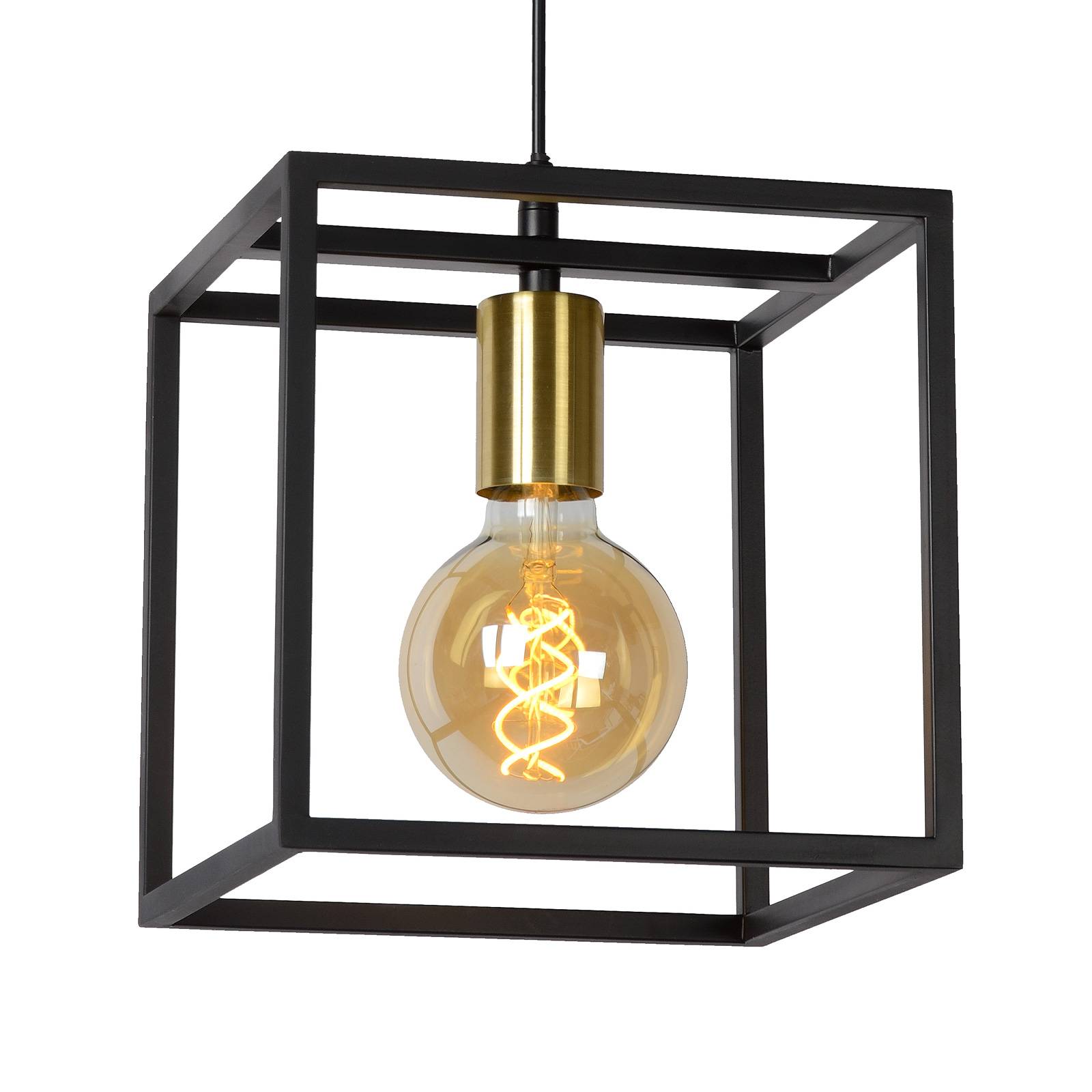 Lampa wisząca Ruben, czarna