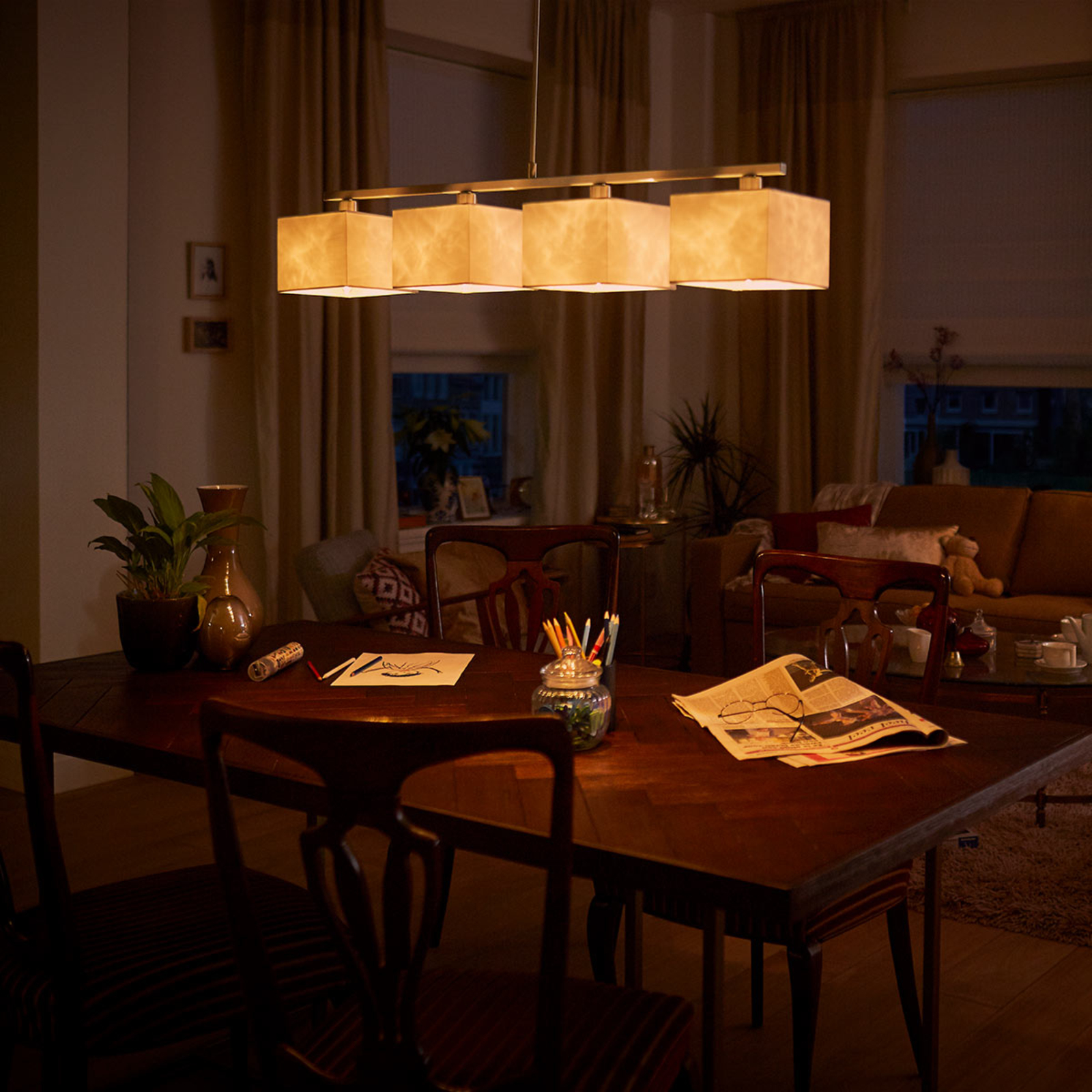 Izzó LED 5,5W (470-190-50lm) Candle Sceneswitch E14 - Philips