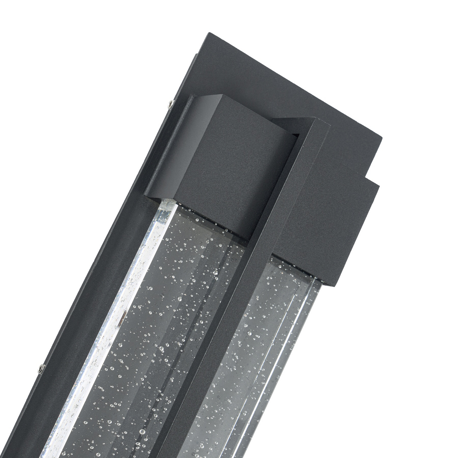 Lucande LED-Außenwandlampe Velune, anthrazit/klar, 35cm, CCT