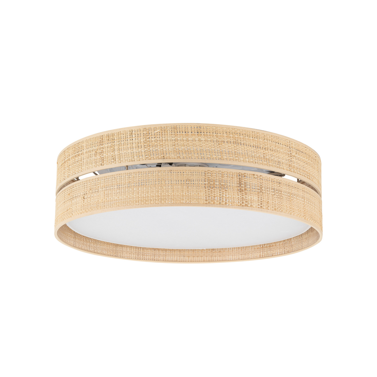 Plafonnier Calma, beige, raphia, Ø 60 cm, E27 Plafonnier Calma, beige, raphia, Ø 60 cm, E27