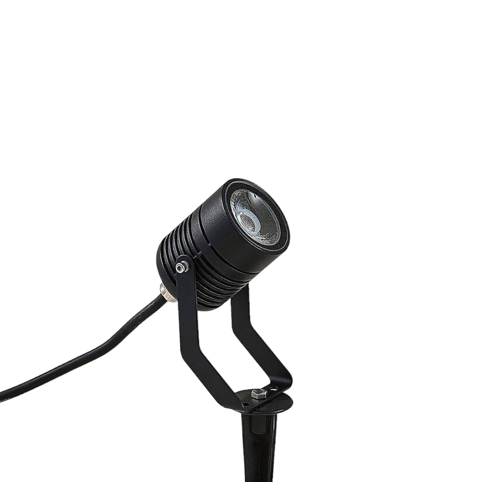 Projecteur ext. LED Maris avec piquet IP65 noir