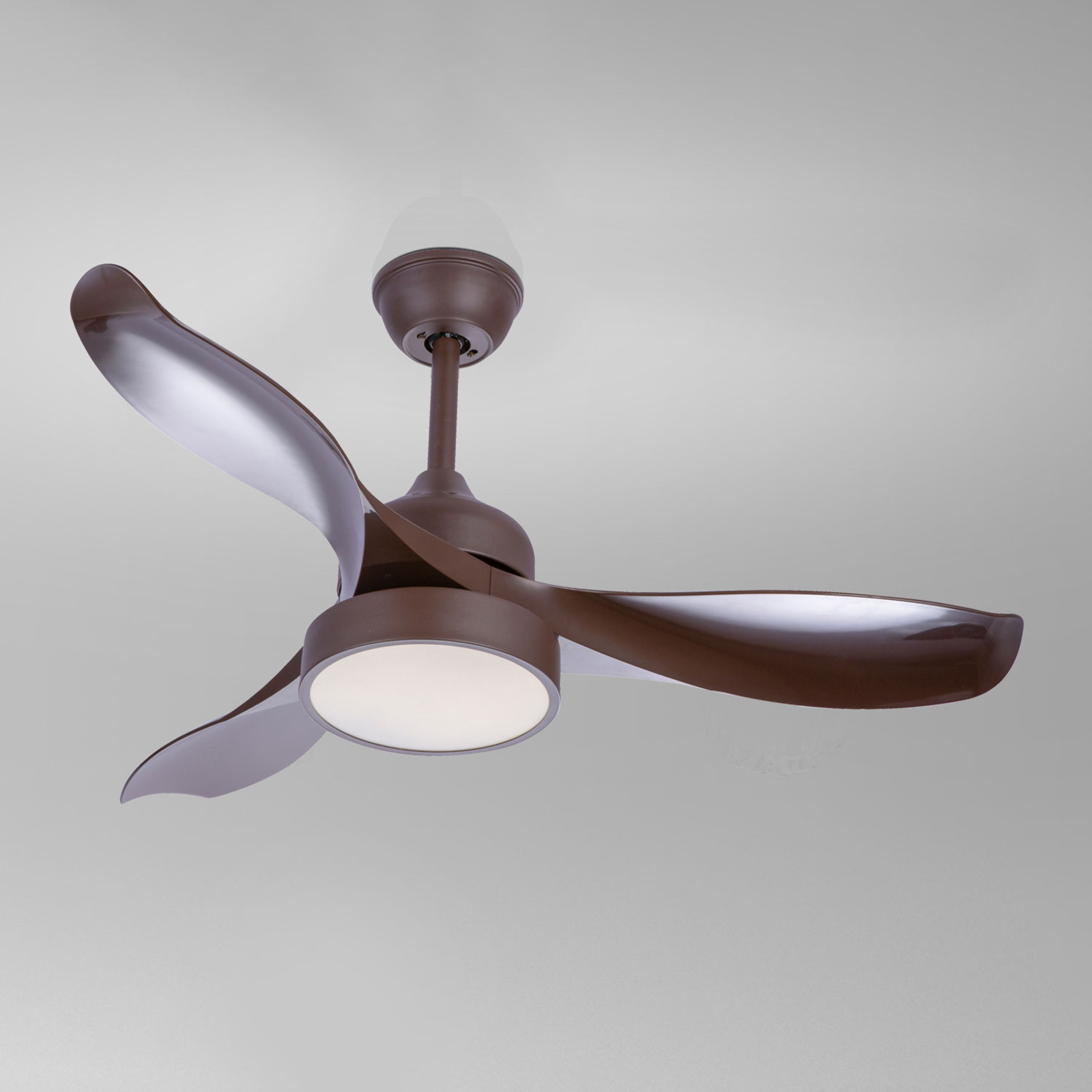 03610 ceiling fan with remote control, brown