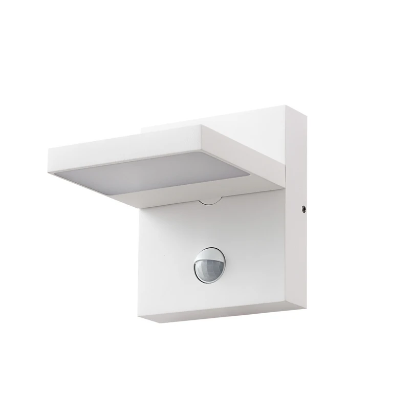 Lucande – Silvan LED Draußen Wandleuchte w/Sensor Weiß