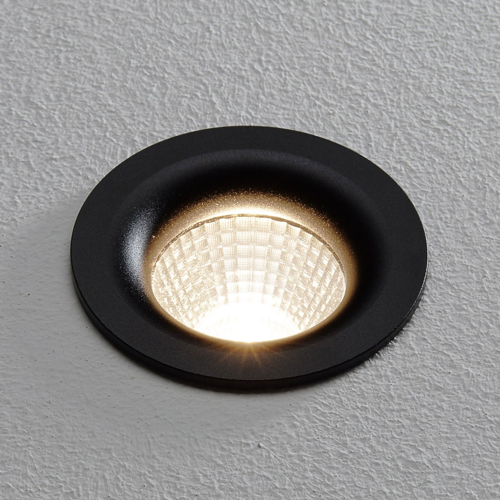Arcchio Fortio LED beép. lámpa 3 000K 30° fekete